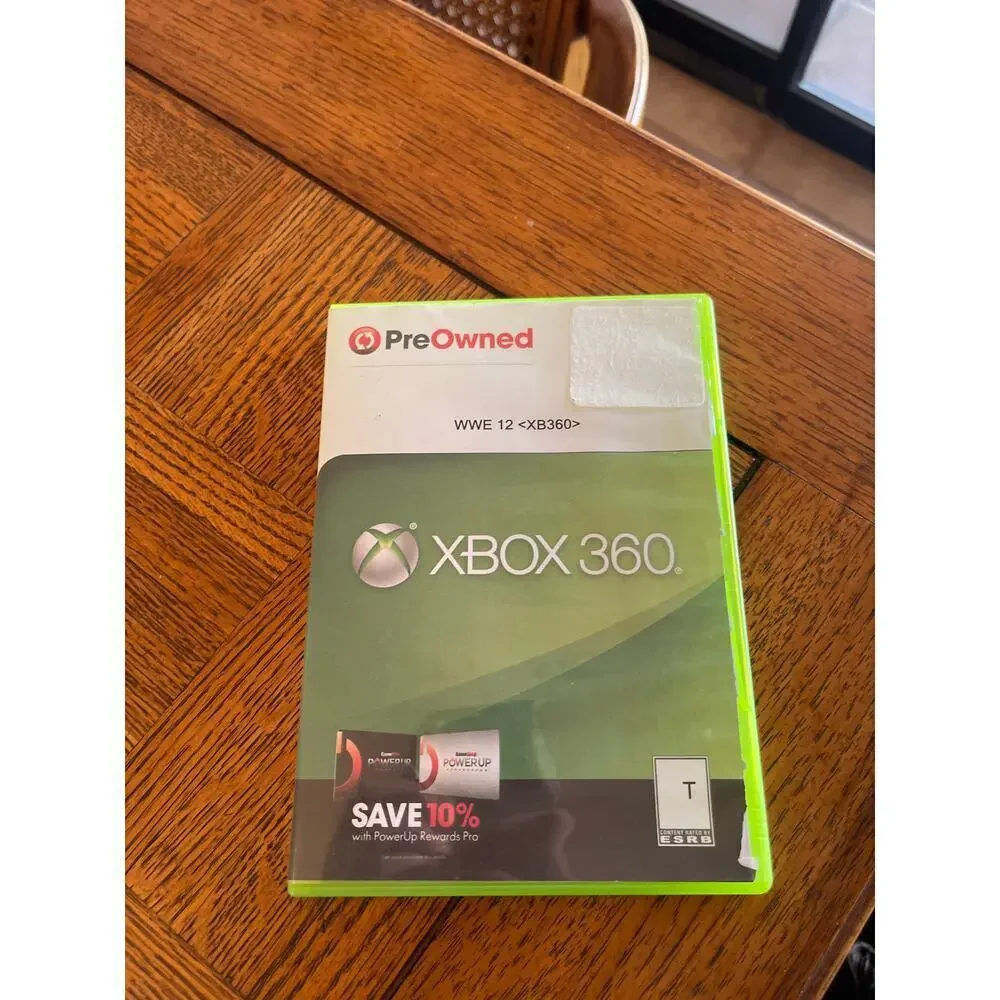 XBOX 360 WWE W12 game